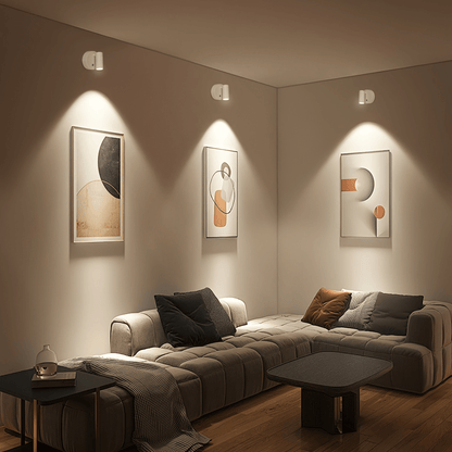 Motion Sensor Projection Lamp With 3-Color Dimming