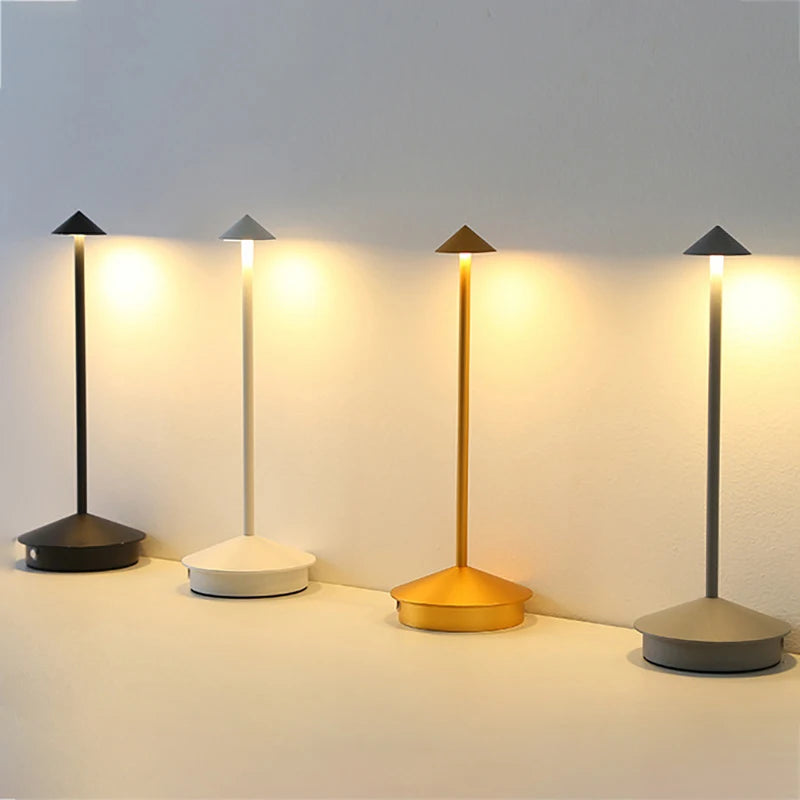 Rechargeable LED Table Lamp With Touch Dimming