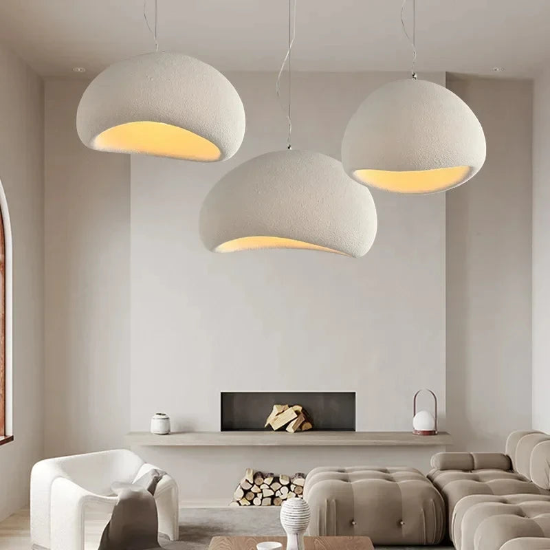 Nordic Wabi Sabi LED Pendant Light for Home Interior