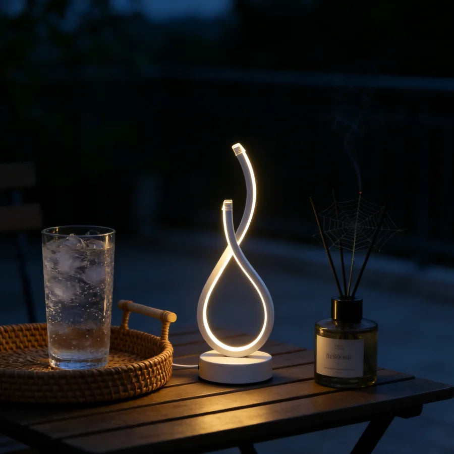 Modern LOVE Gesture LED Desk Lamp With USB Power
