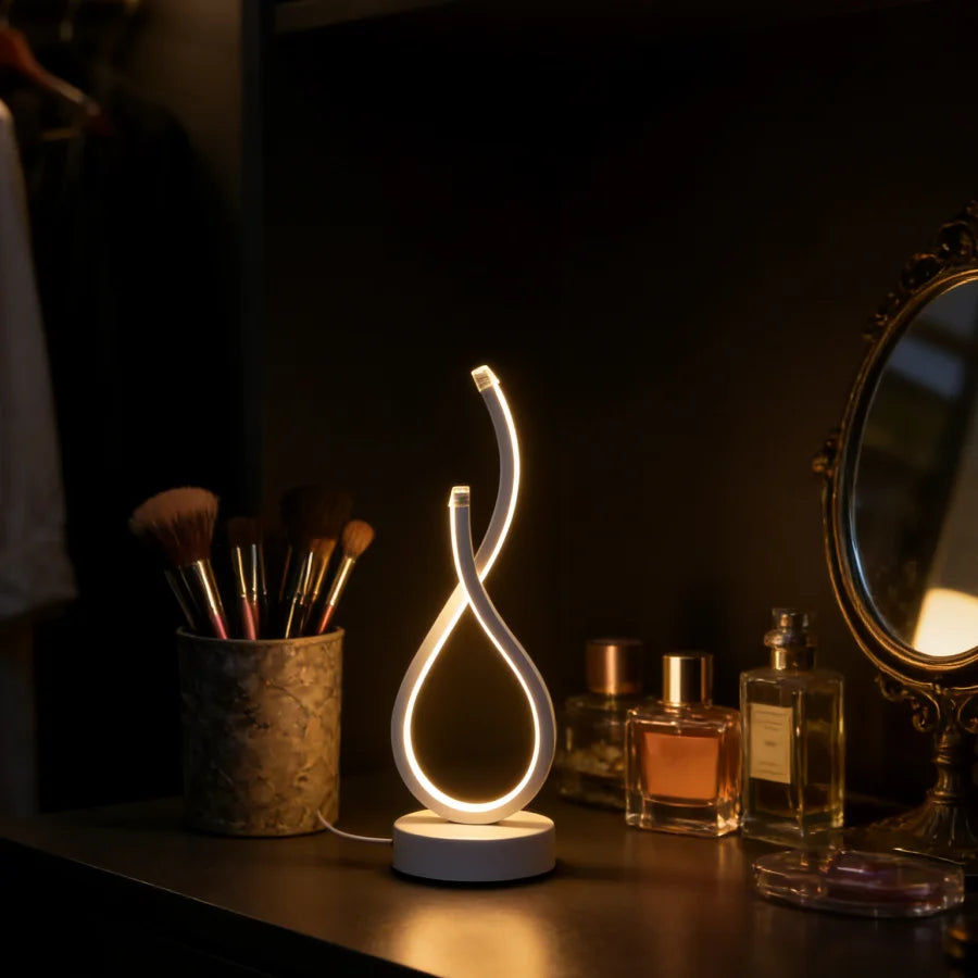 Modern LOVE Gesture LED Desk Lamp With USB Power