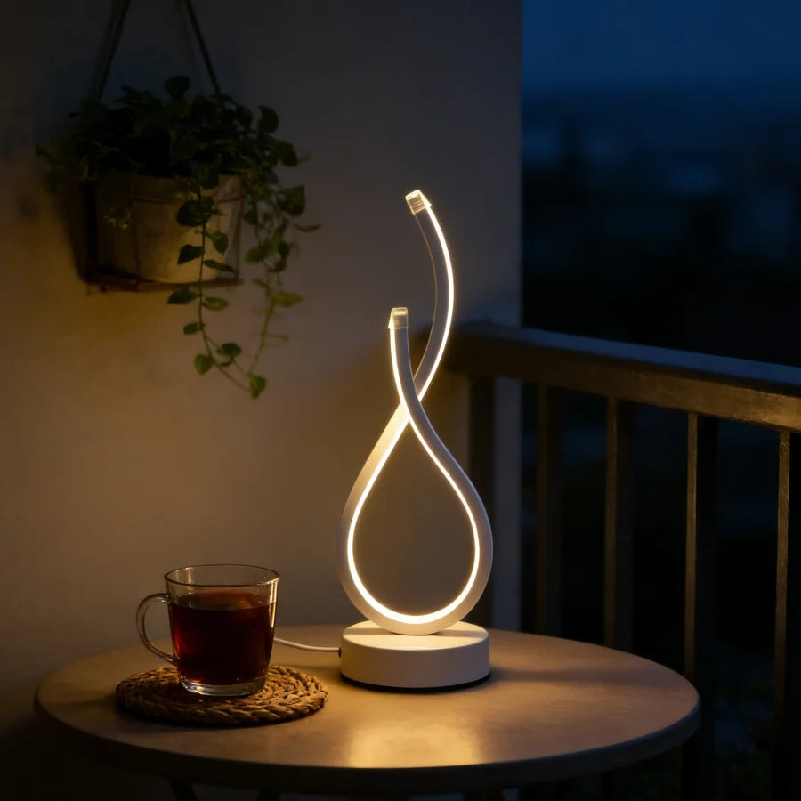 Modern LOVE Gesture LED Desk Lamp With USB Power