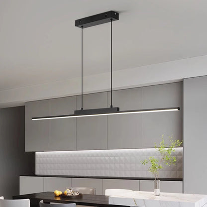 Modern LED Long Pendant Light For Dining And Kitchen