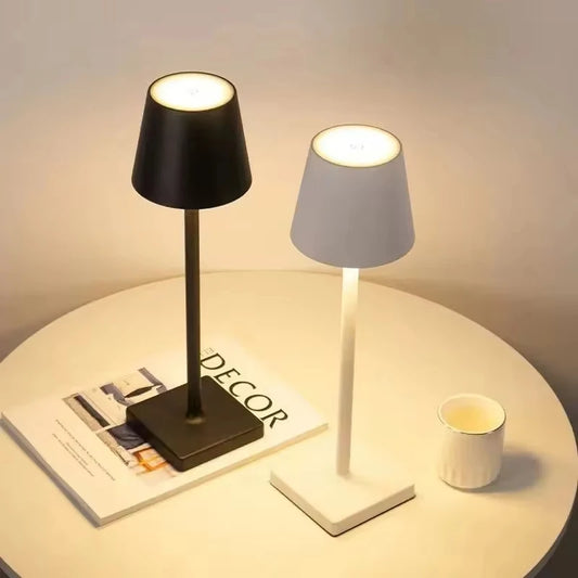 Rechargeable LED Table Lamp With Touch Dimming