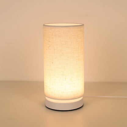 Modern USB Table Lamp With Plastic Shade And Switch