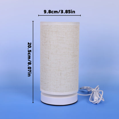 Modern USB Table Lamp With Plastic Shade And Switch